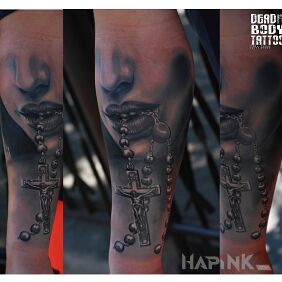 Tattoo Forearm beginning Sleeve on the forearm motif: 3D style: realistic