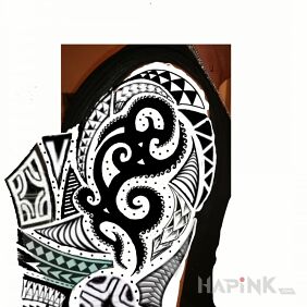 Tattoo Project. Covers trial;;;;))) on the upper arm style: tribal
