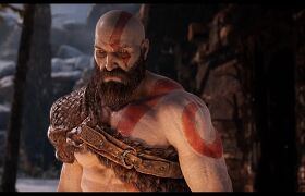 Tatuaże Kratosa i nordyckich bogów w grze God of War