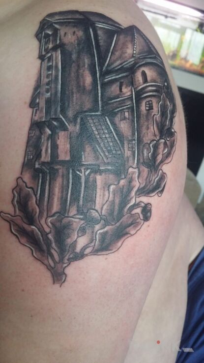 Tattoo Zuraw Gdański in other motif on the upper arm