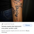 Wycena tatuażu - Wycena róża na szyi napis