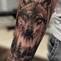 Wycena tatuażu - Wycena głowy wilka