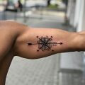 Wycena tatuażu - Wzór róża wiatru