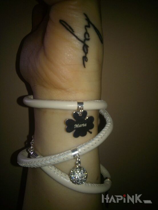 Tattoo ..hope ;-) in lettering motif on the hand