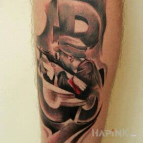 Tattoo Another one for the collection on the forearm motif: characters