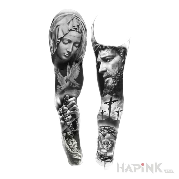 Designs religijny rękawek - realistic