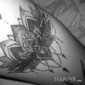 Tattoo Lotus flower on the forearm motif: flowers