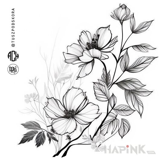 Designs kwiaty - organic
