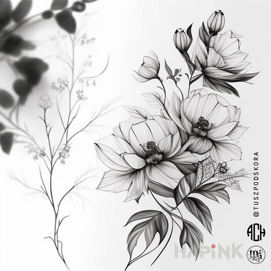 Designs kwiaty - organic