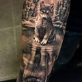 Wycena tatuażu - Tatuaż wilk