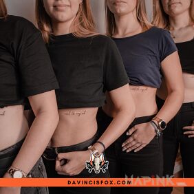 Tattoo @davincisfox Fineline tattoo for women on the ribs motif: lettering style: minimalistic