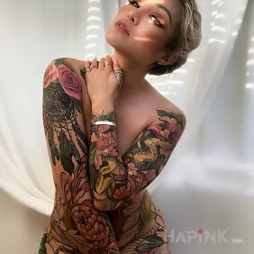 Tattoo All in colors on the forearm motif: sleeves style: neo-traditional