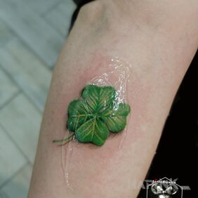Tattoo Little limb On the arm motif: colorful style: realistic