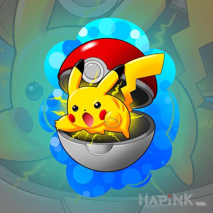 Designs wolny wzór pikachu - graphic / illustrative