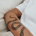 Wycena tatuażu - Wąż - przedramie