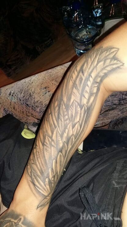 Tattoo Skrzydło przedramie in other motif on the forearm