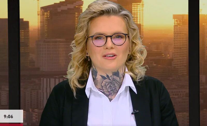 karolina opolska prezenterka tvp z tatuażami