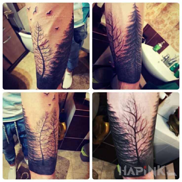 Tattoo Las in other motif on the forearm