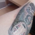 Pielęgnacja tatuażu - Duże strupy na nowym tatuażu