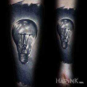 Tattoo Zarowa on the forearm motif: 3D style: realistic