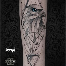Tattoo Eagle On the arm motif: animals style: graphic / illustrative