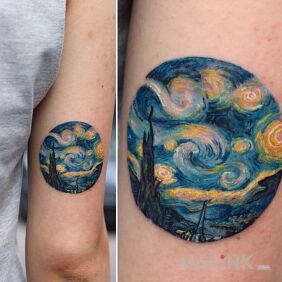 Tattoo Image on the upper arm motif: other