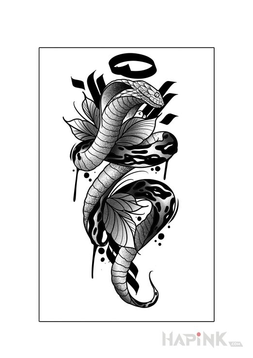 Designs wolny wzór - blackwork / blackout