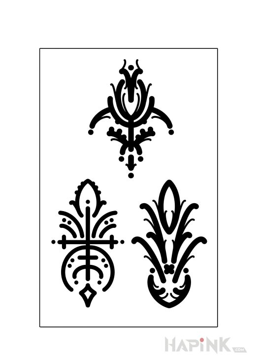 Designs wolne wzorki - blackwork / blackout