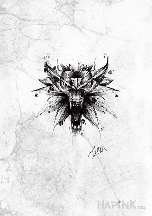 Designs wolny wzór - blackwork / blackout