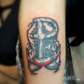 Tattoo Fighting Poland on the forearm motif: patriotic