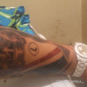 Tatuaż Legia na przedramieniu motyw: pozostałe