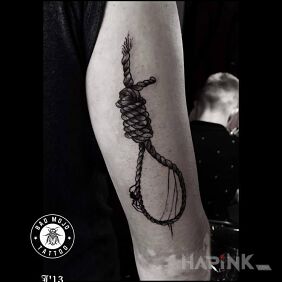Tattoo String on the upper arm motif: other