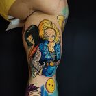 Dragon Ball biceps sleeve