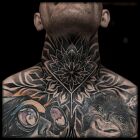 Mandala on the neck