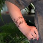 Inscriptions with a delicate branch