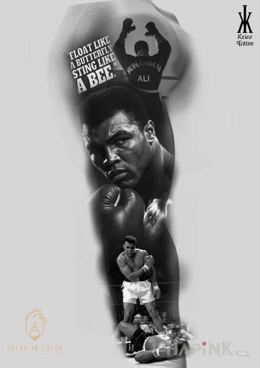Designs muhammad ali - realistic