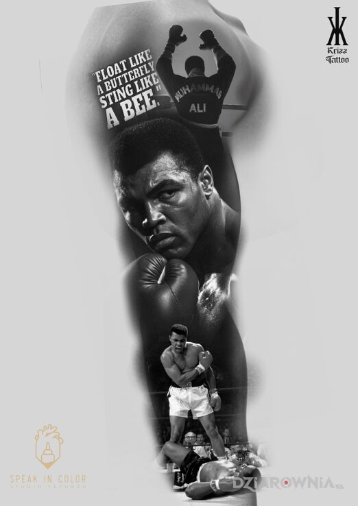 Wzór muhammad ali - realistyczne