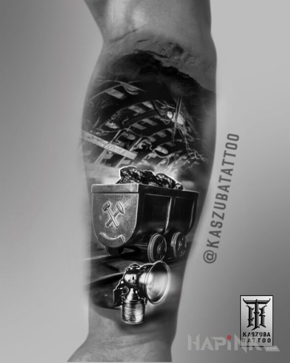 Designs kopalnia węgla śląsk - realistic