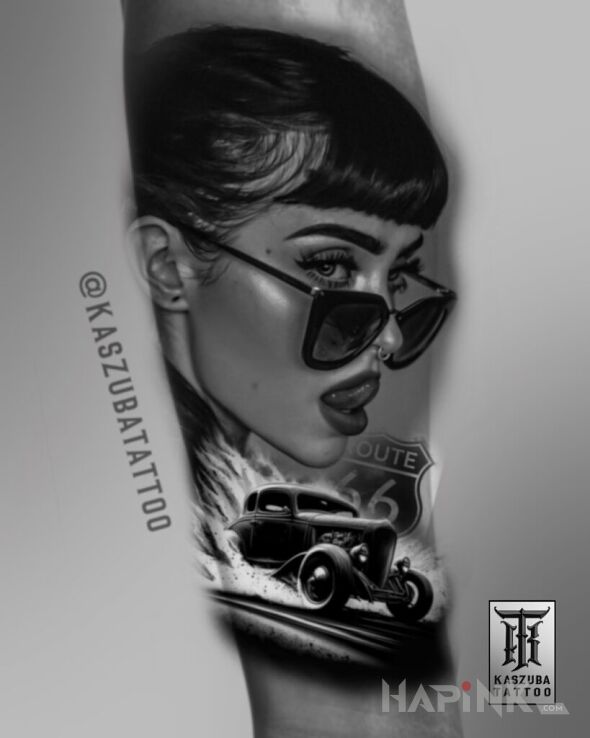 Designs route 66 - realistic