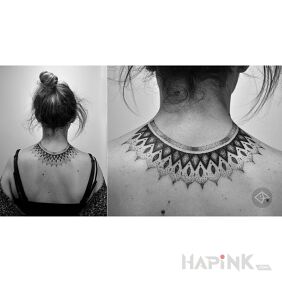 Tattoo Decorating on the back motif: other