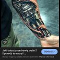 Wycena tatuażu - Mechanika z rozdartą skórą na łapie