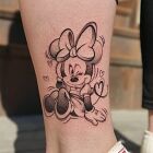 Small sketch style tattoo
