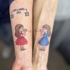 Two girls as a symbol of shared friendship