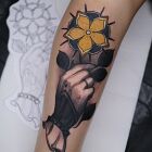 Hand with Flower