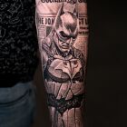 Sleeve in progress, starting with Batman:)