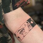 Oczy Tanjiro Kamado (Demon Slayer)