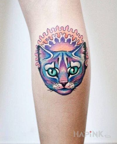 Tattoo Koteczek in animals motif on the forearm