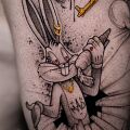 Wybór studia - Projekt tatuazu w stylu Zwariowanych Melodii