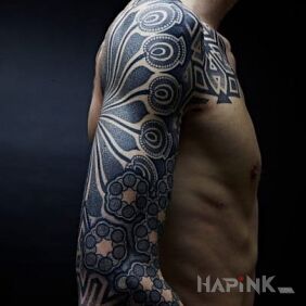 Tattoo Pattern festival on the upper arm motif: sleeves