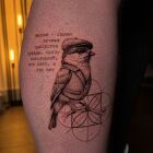 Elegant Bird - Geometry and Cyrillic